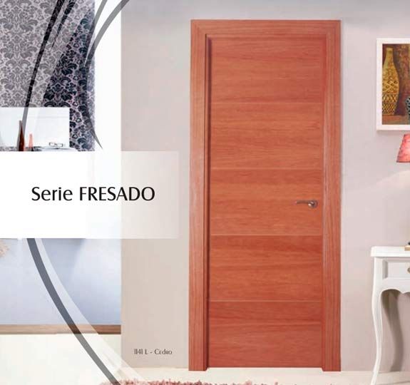 Puertas block,serie fresado